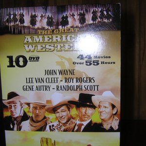 THE GREAT AMERICAN WESTERN DVDs-John Wayne, Lee Van Cleef, Roy Rodgers, Autry